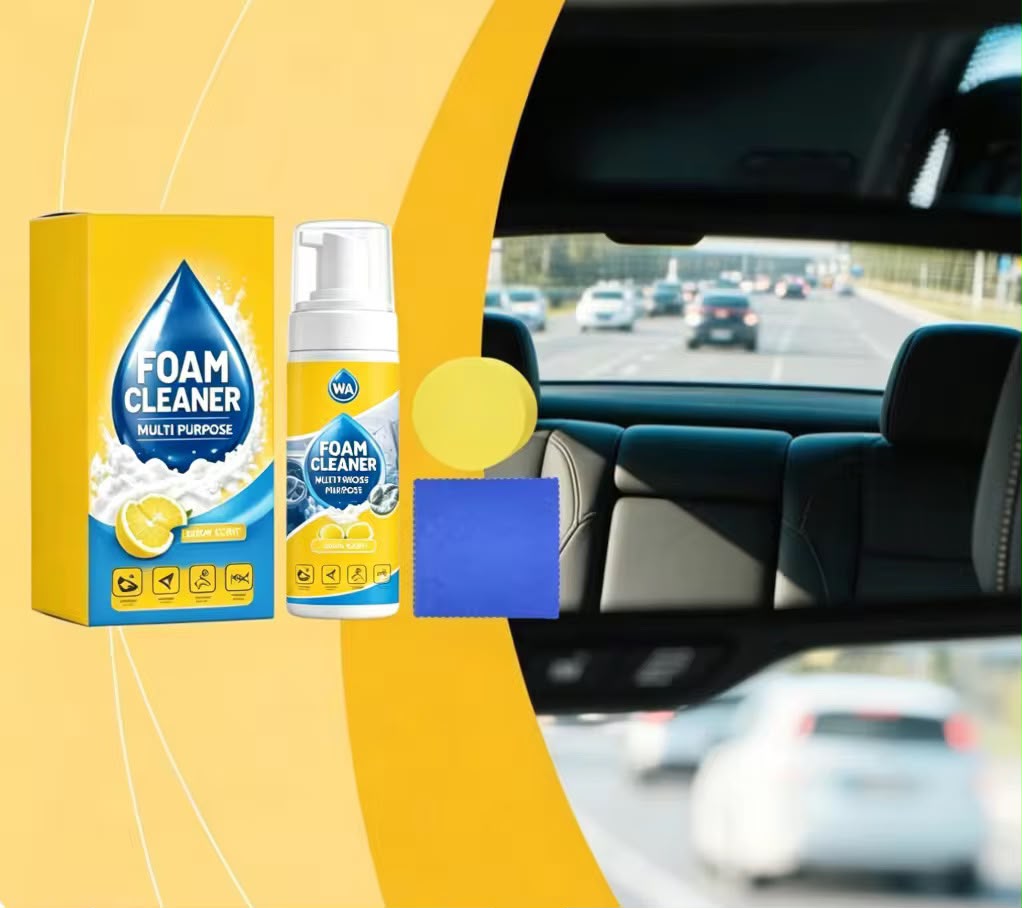 Mousse Nettoyante Multi-Usage pour Voiture