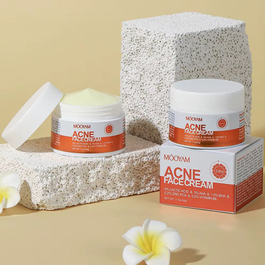 MOOYAM Acne Face Cream – Crème visage peaux à imperfections 30 g