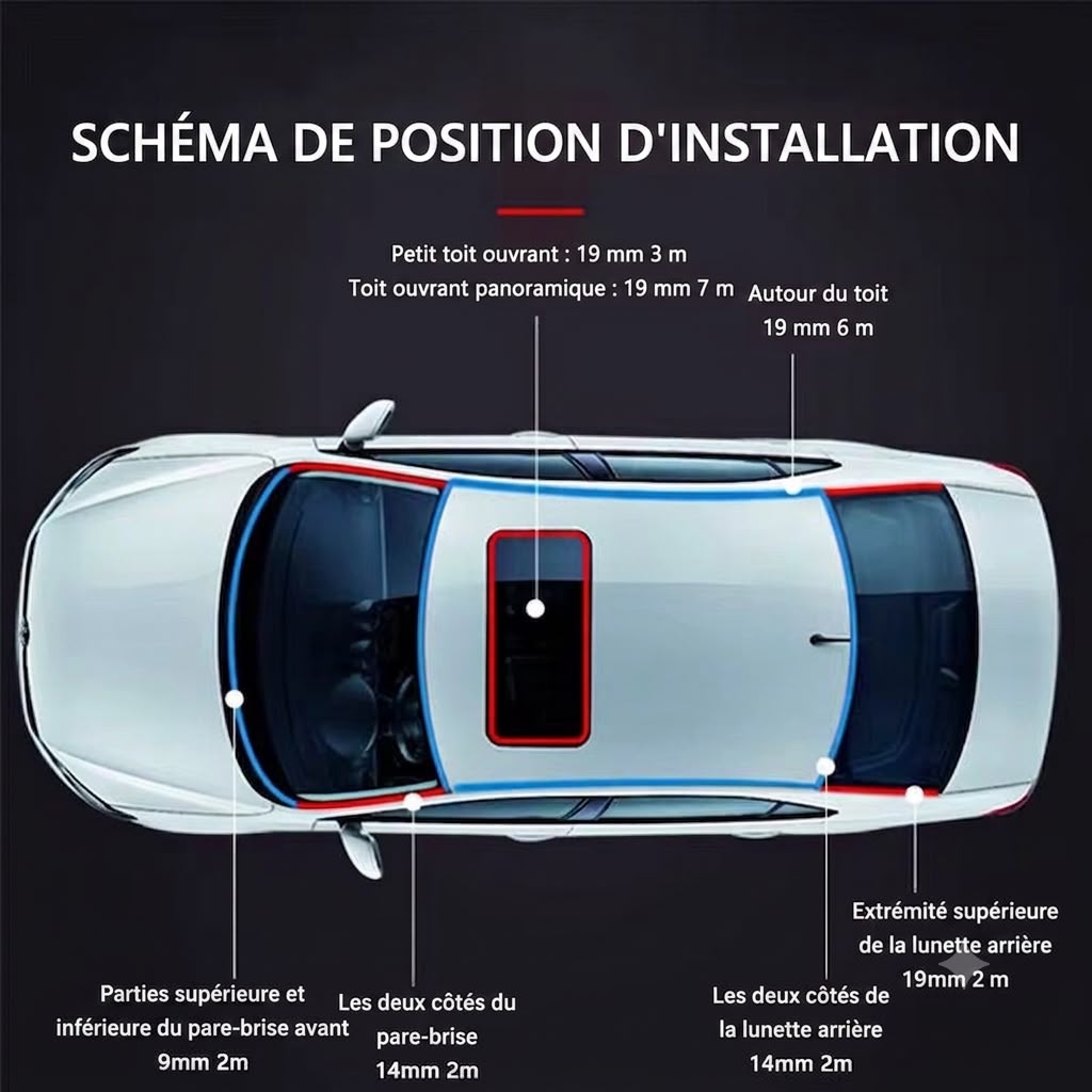 Bande d'Étanchéité pour Voiture